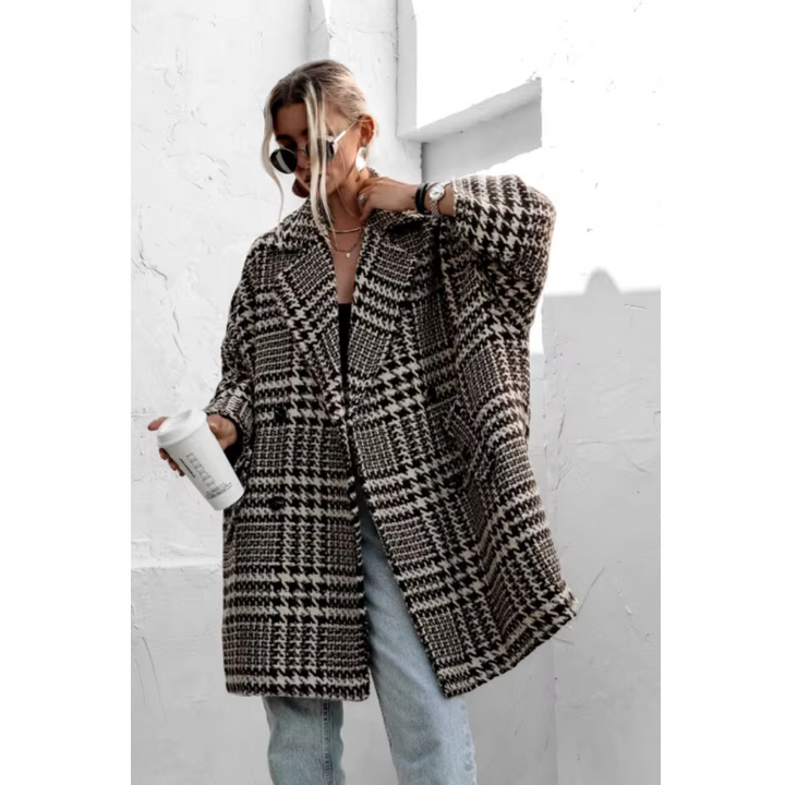 ELYRA™ | Thickened Plaid Overcoat