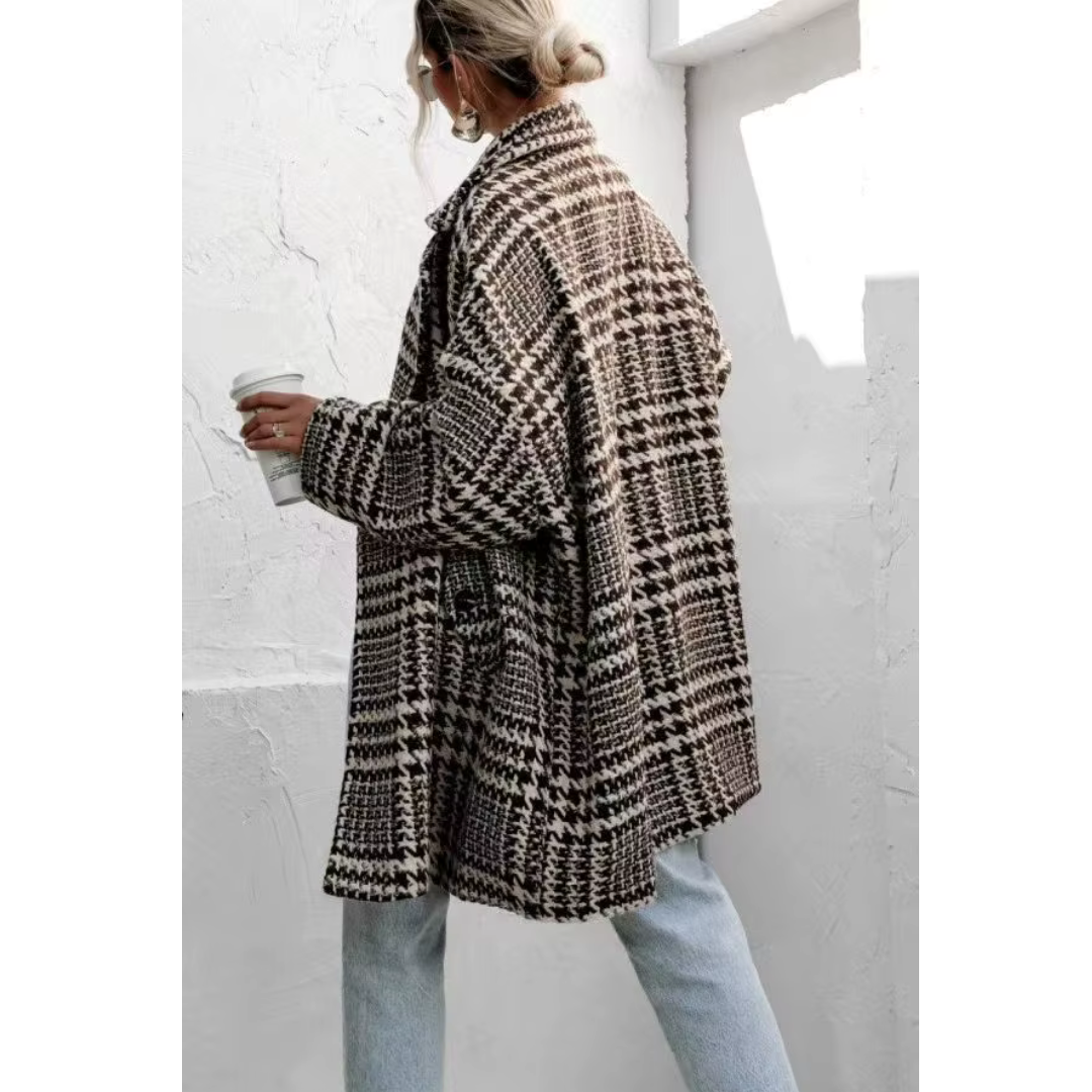 ELYRA™ | Thickened Plaid Overcoat