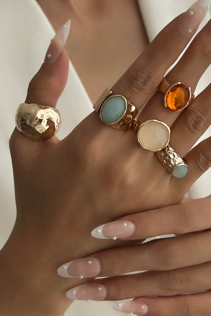 ELYRA™ | Open Ring Set with Rhinestones
