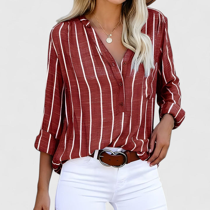 ELYRA™ | Casual Striped Shirt