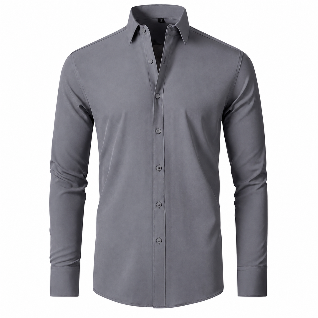 Herren Slim-Fit Businesshemd | Langarm