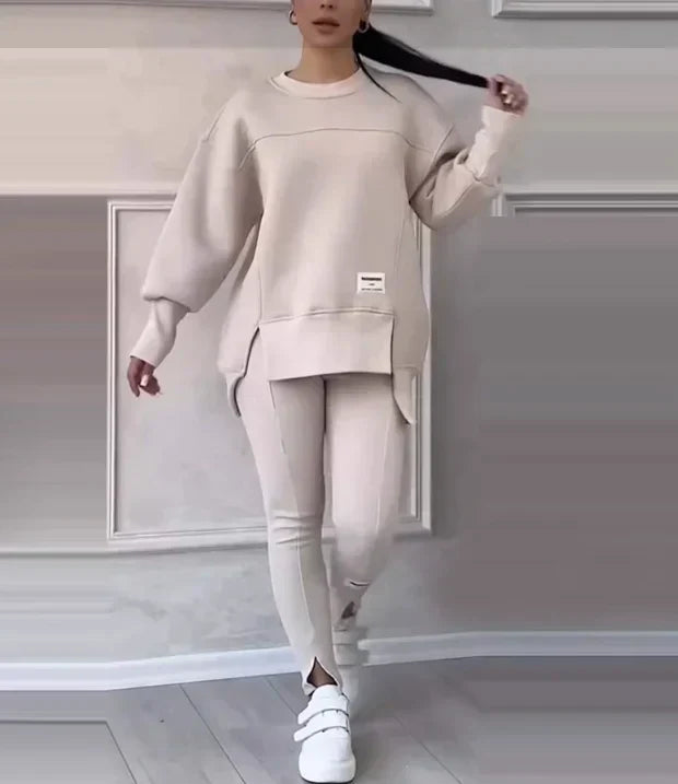 ELYRA™ | Casual Sweatshirt and Leggings Set