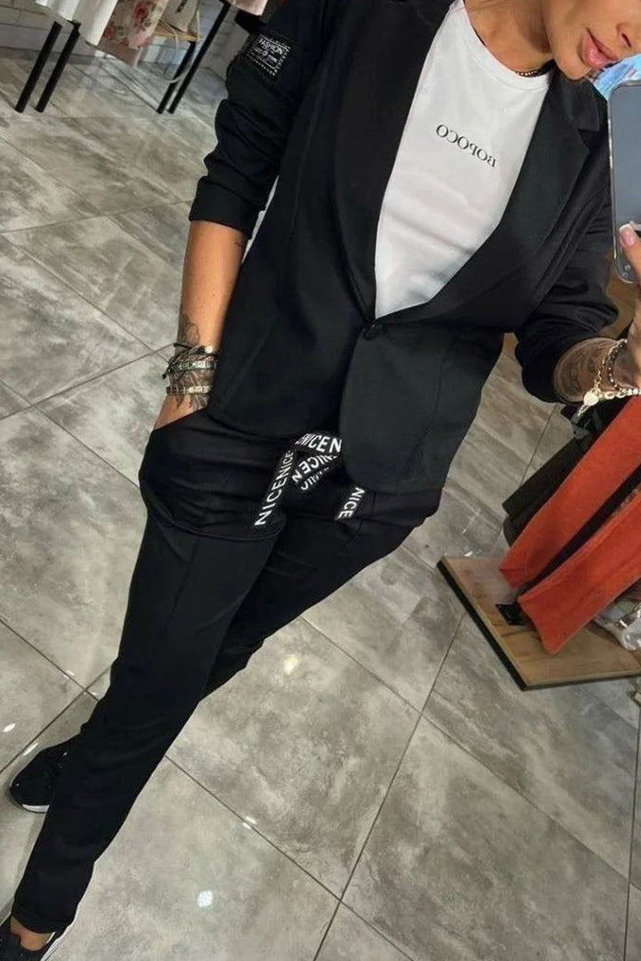 ELYRA™ | Casual Blazer and Jogger Set