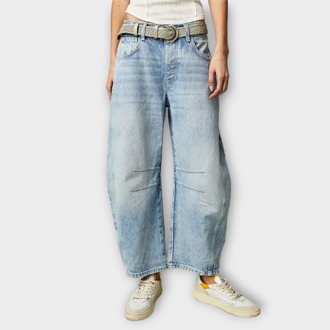 ELYRA™ | Klassische Jeans mit weitem Bein