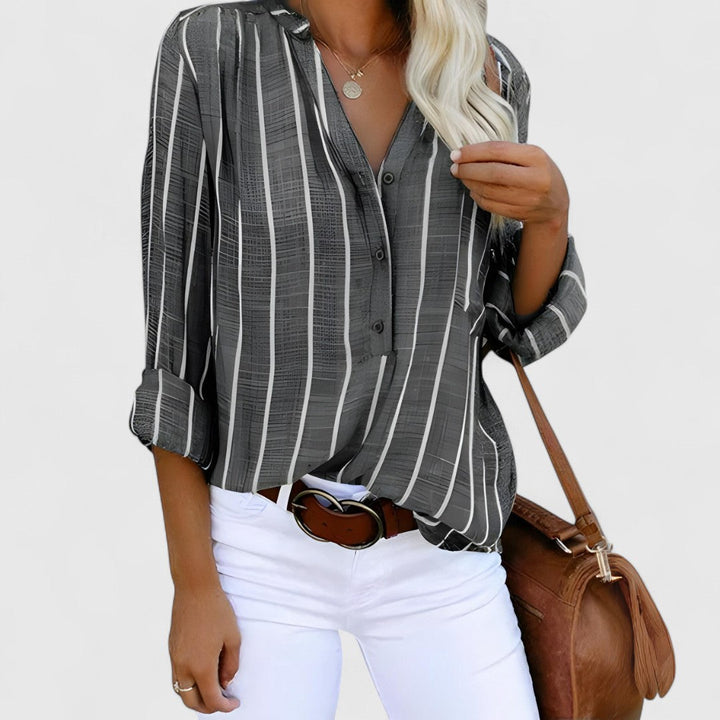 ELYRA™ | Casual Striped Shirt