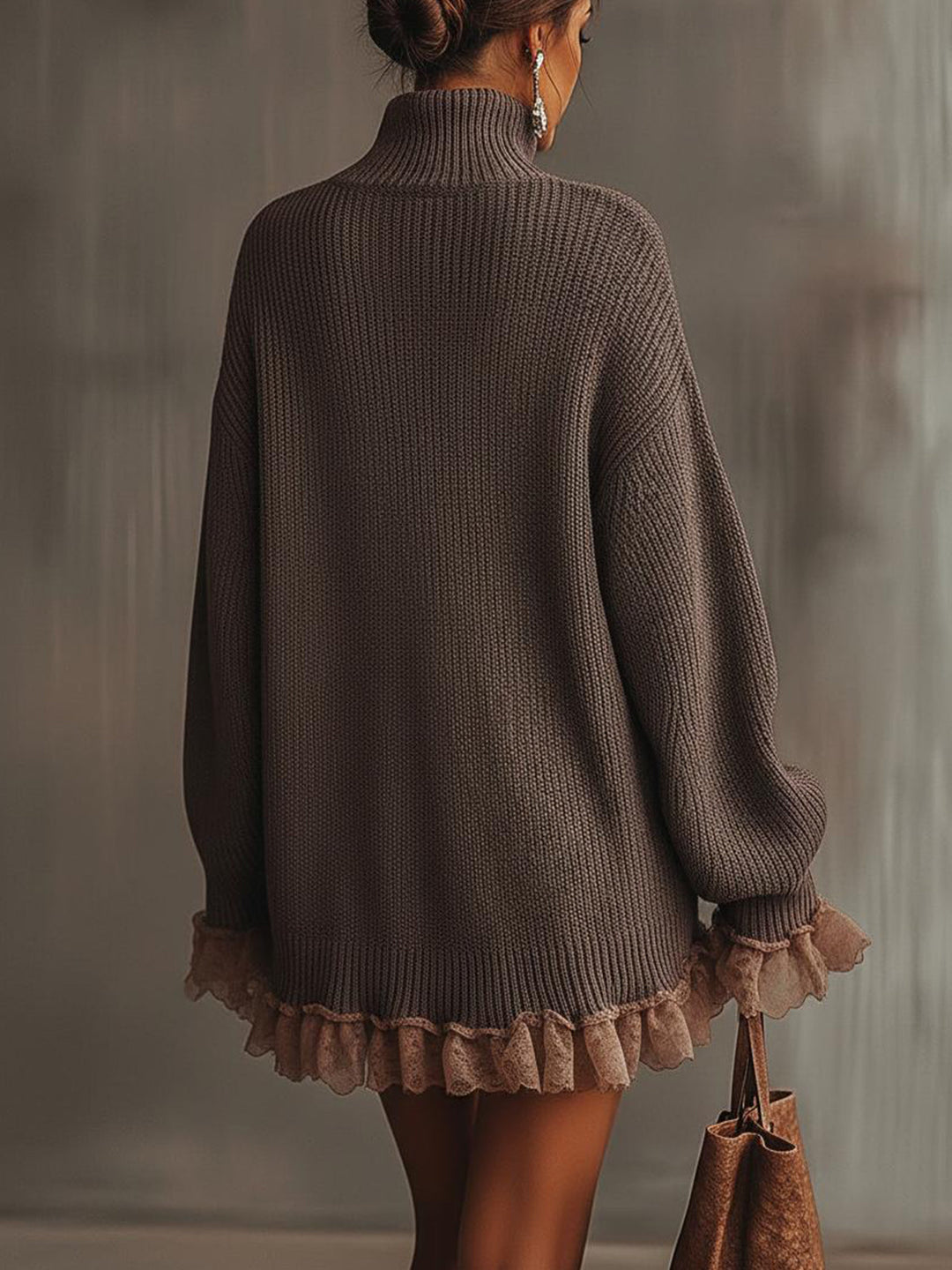 Olivia™ | Strickkleid mit Rüschen