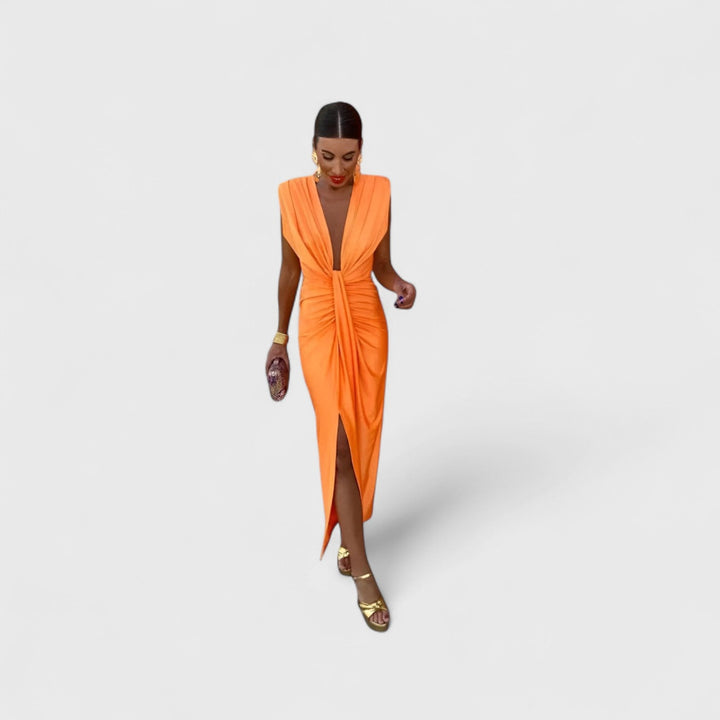 ELYRA™ | langes rückenfreies Sommerkleid