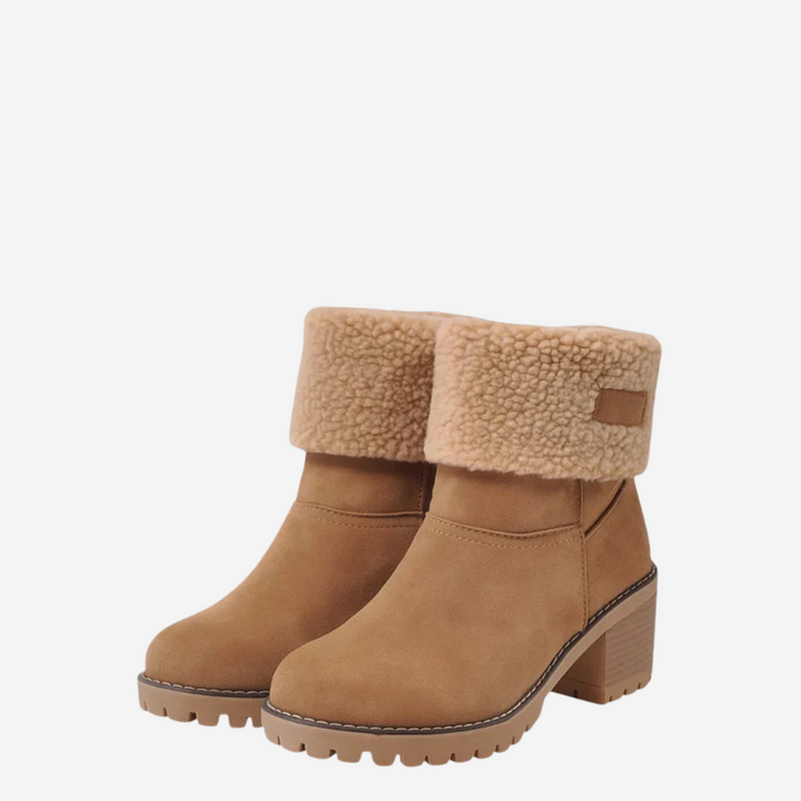 Hannah | Cozy Fold-Cuff Winter Boots