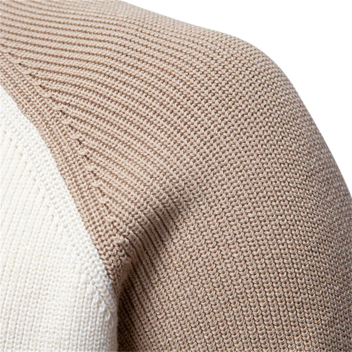 Nolan | Cotton Mock Neck Sweater