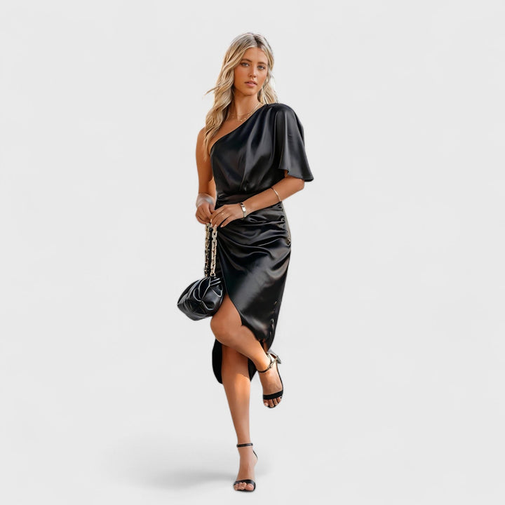 ELYRA™ | Elegant One-Shoulder Dress