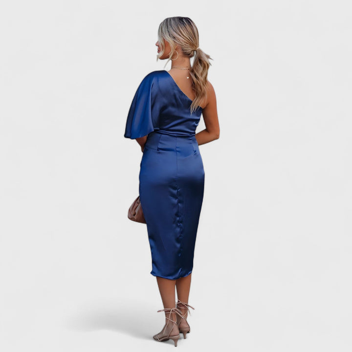ELYRA™ | Elegant One-Shoulder Dress