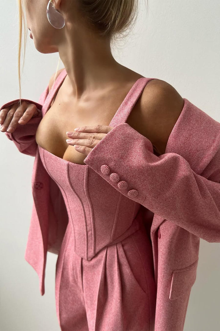 ELYRA™ | Suit with Double-Breasted Blazer