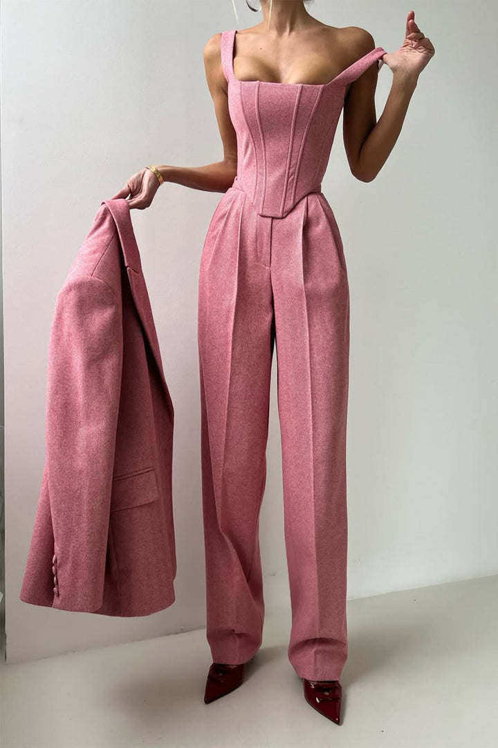 ELYRA™ | Suit with Double-Breasted Blazer