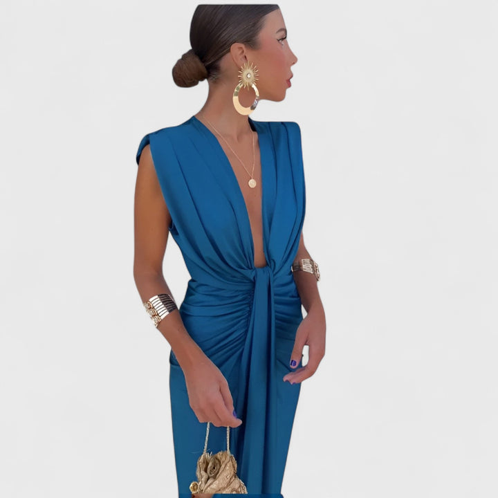 ELYRA™ | langes rückenfreies Sommerkleid