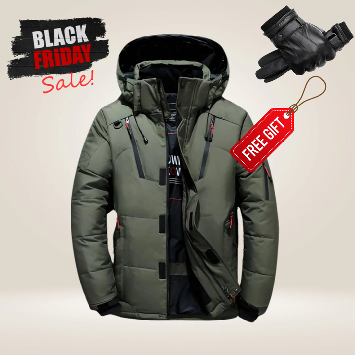 Marc | Allwetter-Daunenjacke + GRATIS-GESCHENK LEDER-WOLLHANDSCHUHE!