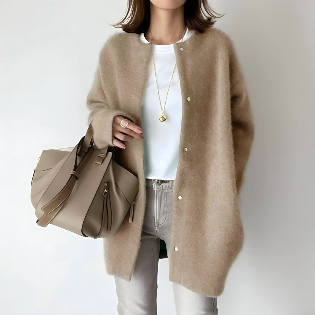 ELYRA™ | Elegant Button-Up Cardigan
