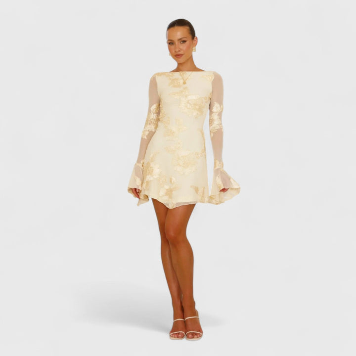 ELYRA™ | Short Floral Print Dress