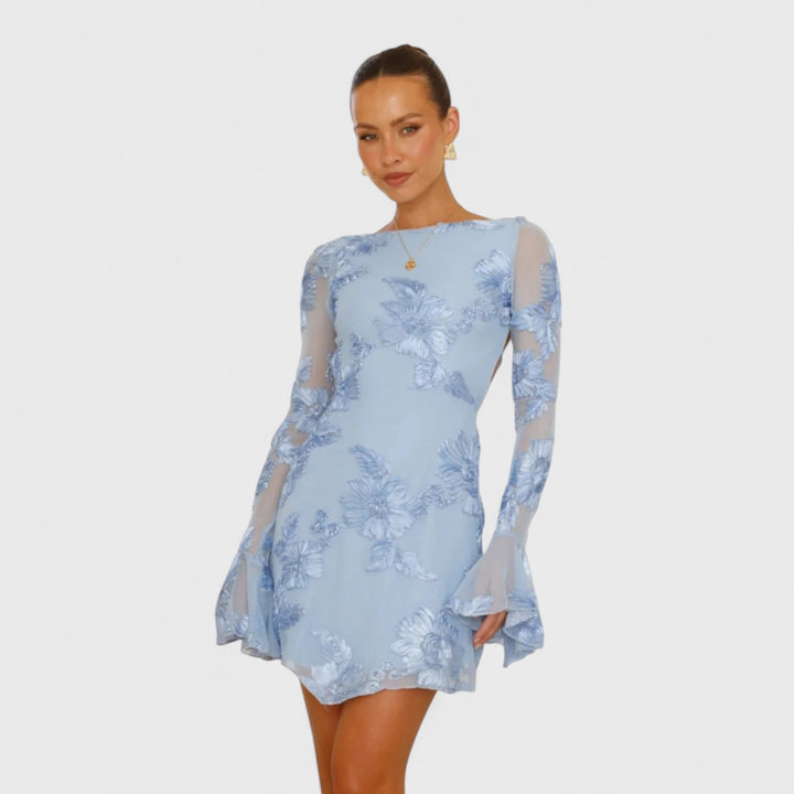 ELYRA™ | Short Floral Print Dress