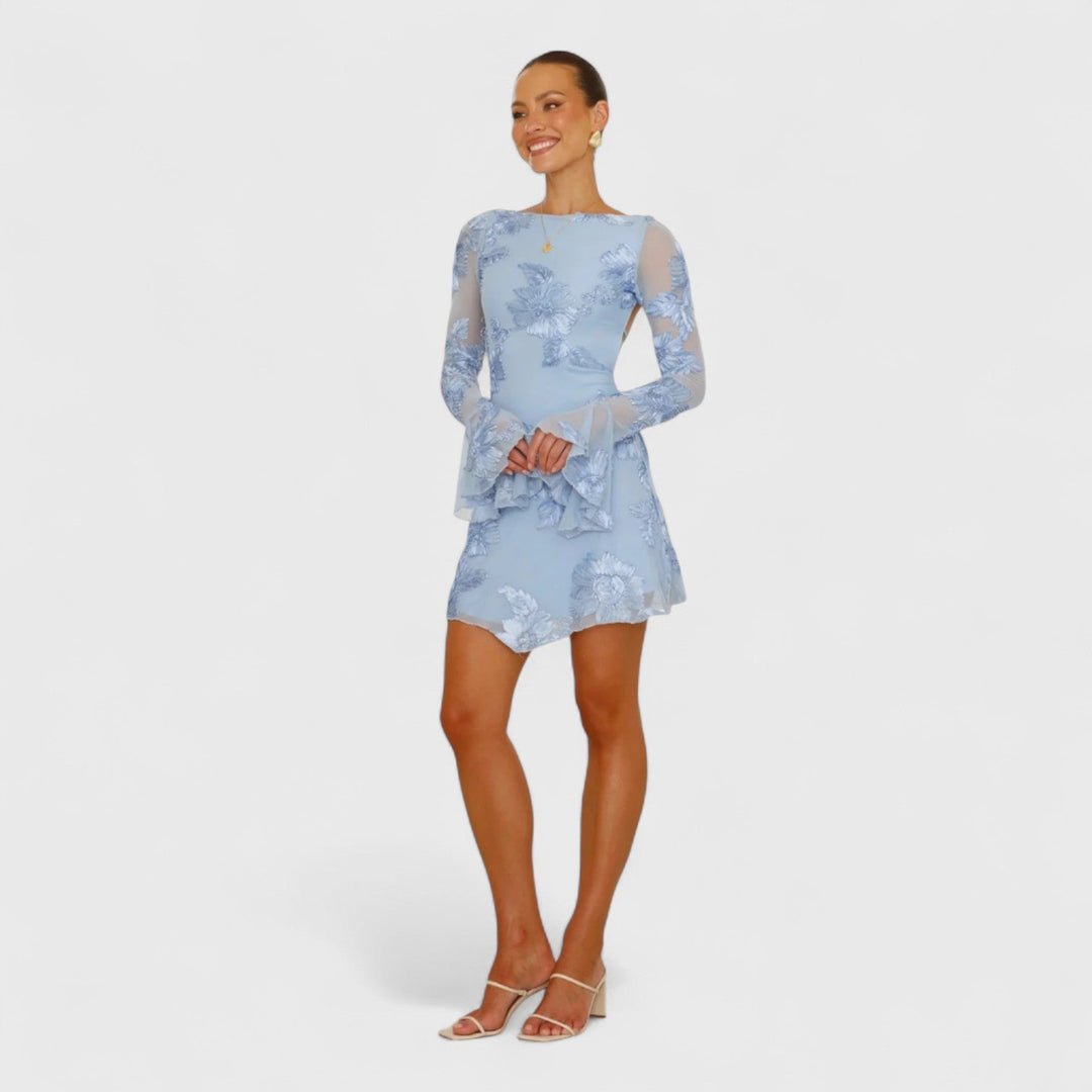 ELYRA™ | Short Floral Print Dress