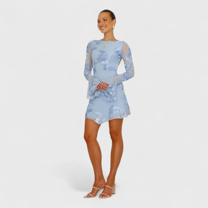 ELYRA™ | Short Floral Print Dress