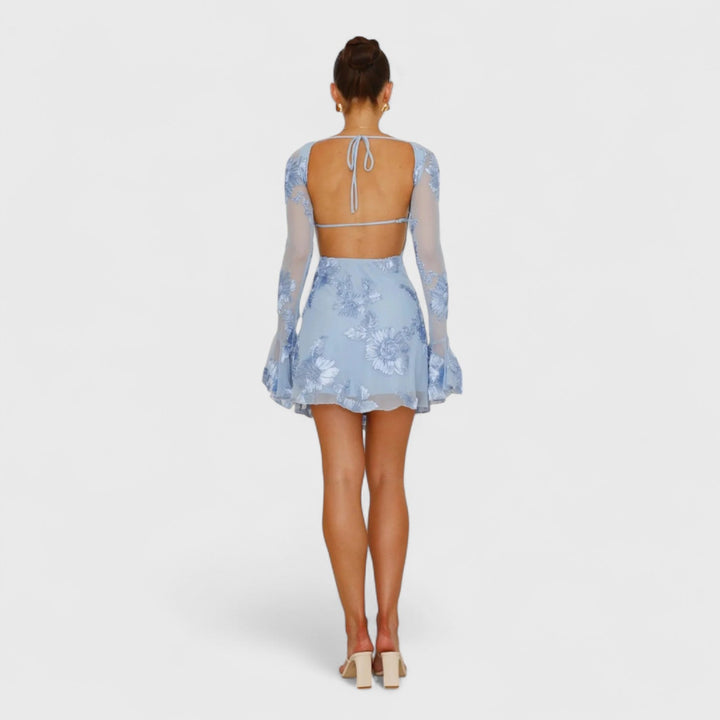 ELYRA™ | Short Floral Print Dress