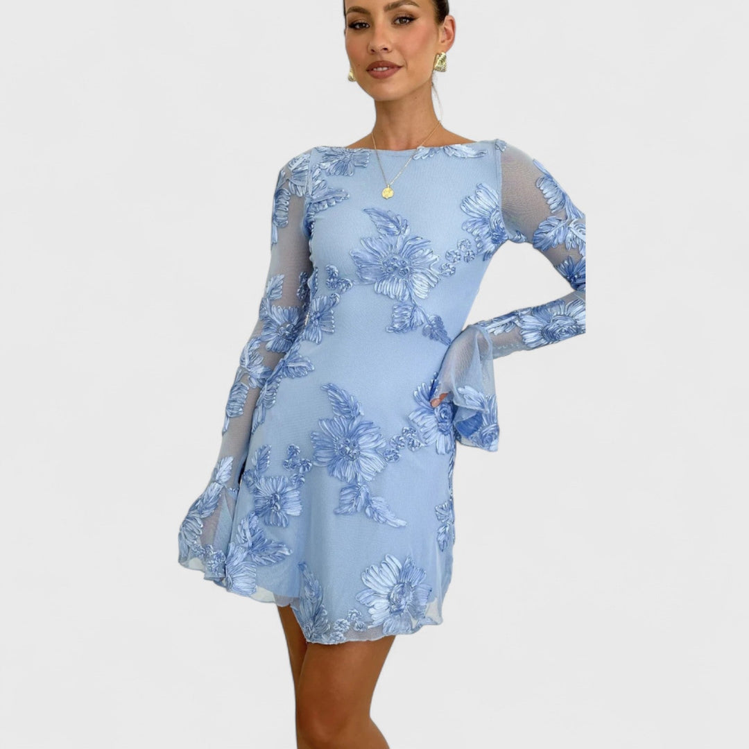 ELYRA™ | Short Floral Print Dress