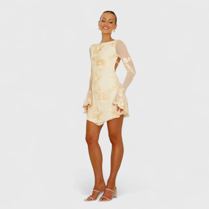 ELYRA™ | Short Floral Print Dress