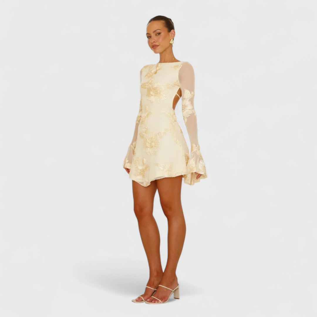 ELYRA™ | Short Floral Print Dress