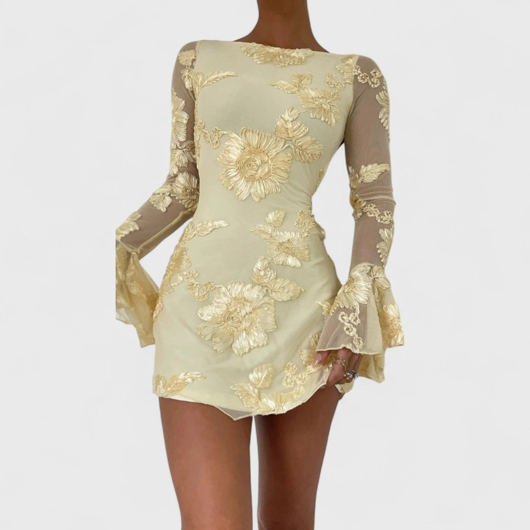 ELYRA™ | Short Floral Print Dress