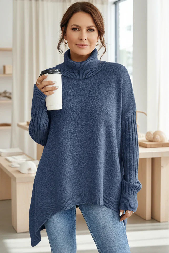 BRIGITTE | LONG TURTLENECK SWEATER