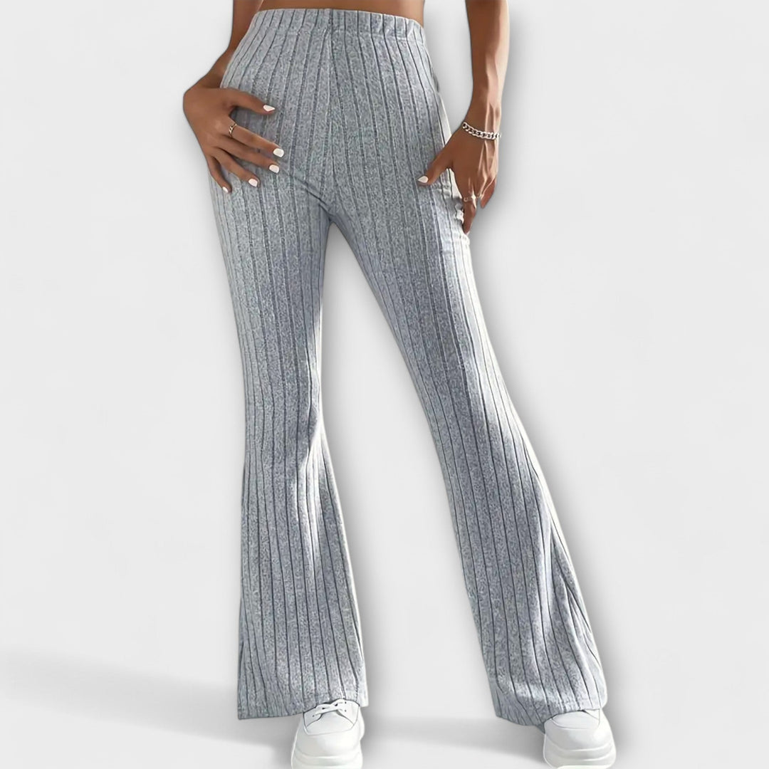 ELYRA™ | Fluid Black Linen Trousers