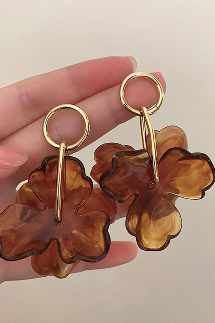 ELYRA™ | Flower Pendant Earrings