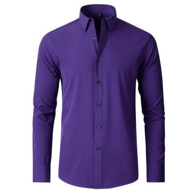 Herren Slim-Fit Businesshemd | Langarm