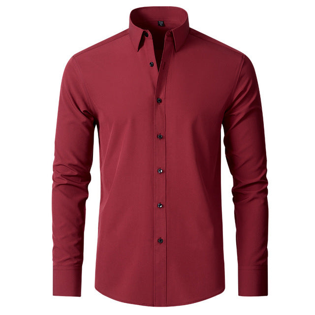 Herren Slim-Fit Businesshemd | Langarm