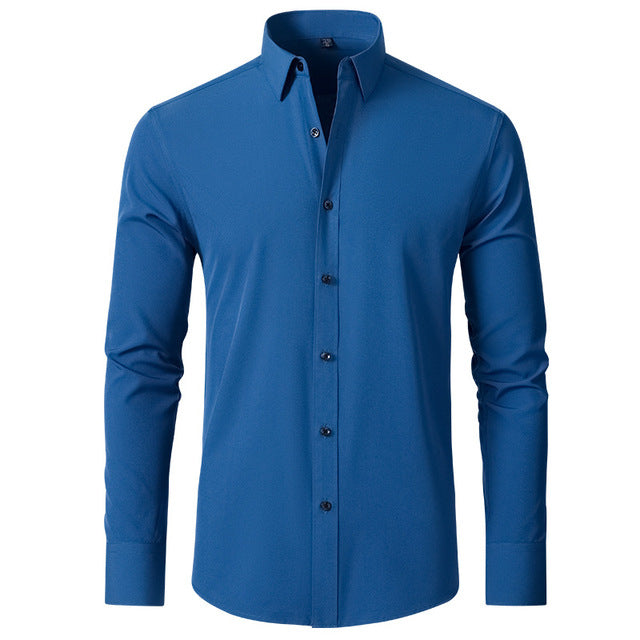 Herren Slim-Fit Businesshemd | Langarm