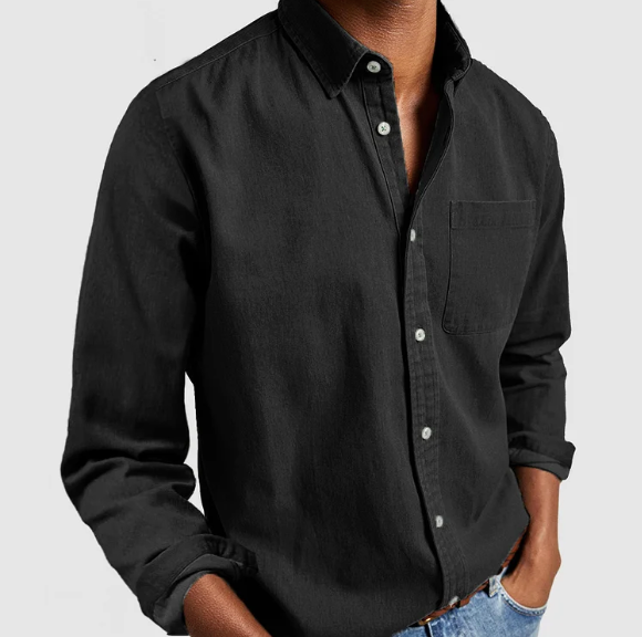 Herren Langarmhemd | Freizeitshirt