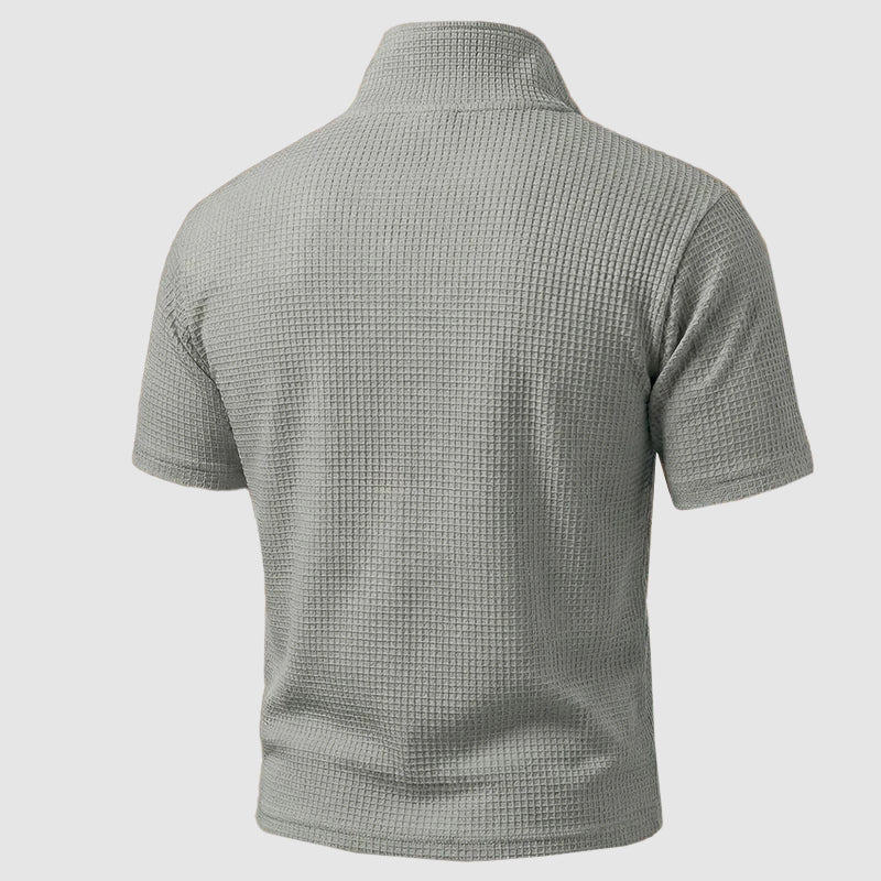 Herren Poloshirt mit Reißverschluss | Kurzarm