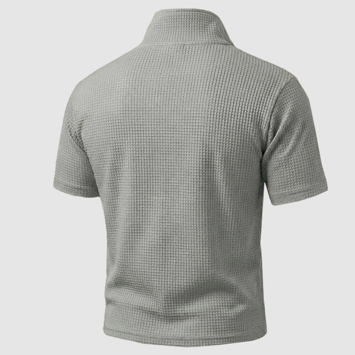 Herren Poloshirt mit Reißverschluss | Kurzarm